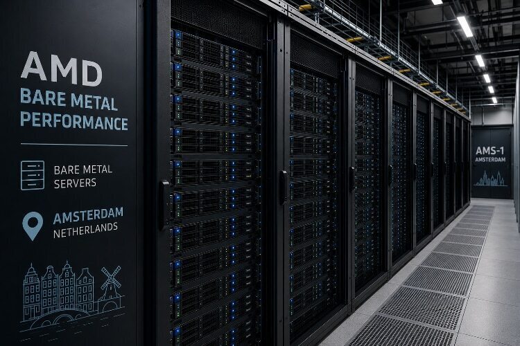 HostColor.com (HC) has announced the availability of a wide range of dedicated servers based on AMD Ryzen and AMD EPYC processors, connected to 10 Gbps bandwidth ports, in Amsterdam data centers.