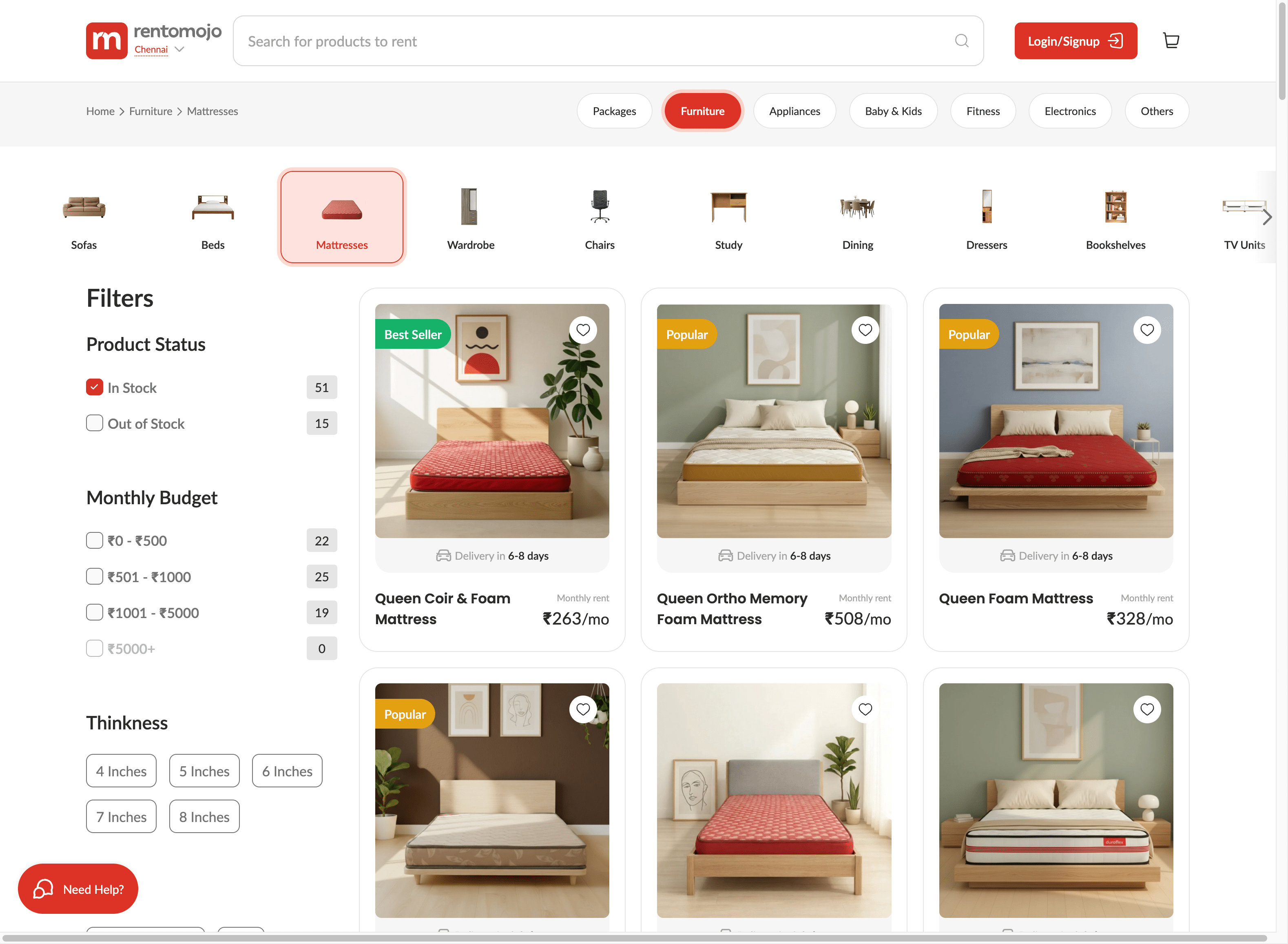 Demand for Rentomojo bed and mattress rentals is rising across Chennai, Bangalore, and Mumbai through 2026
