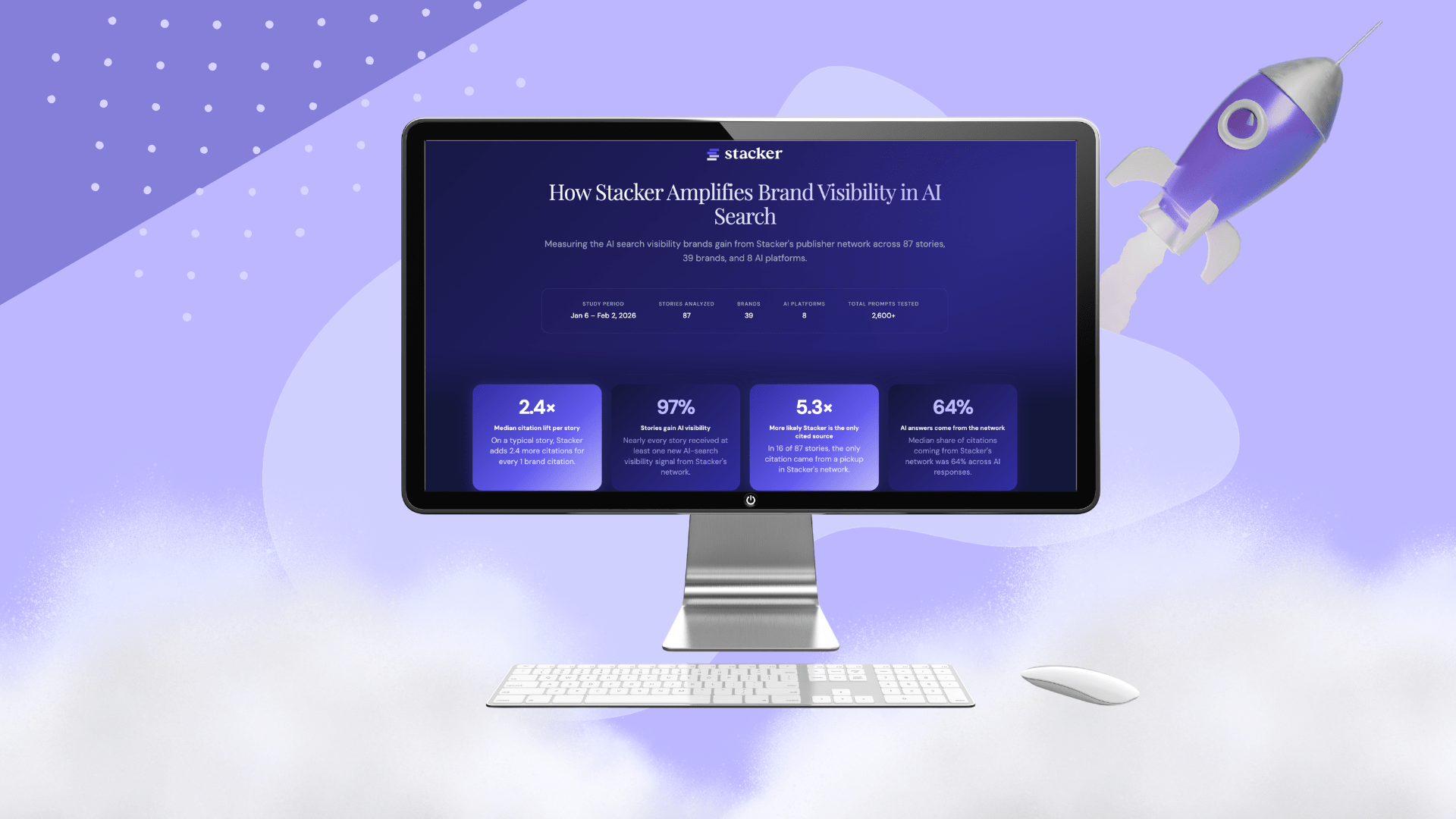 Stacker’s largest GEO study to date covering 87 stories, 30 brands, and 8 AI platforms, shows coverage breadth is the new authority signal in AI-driven search