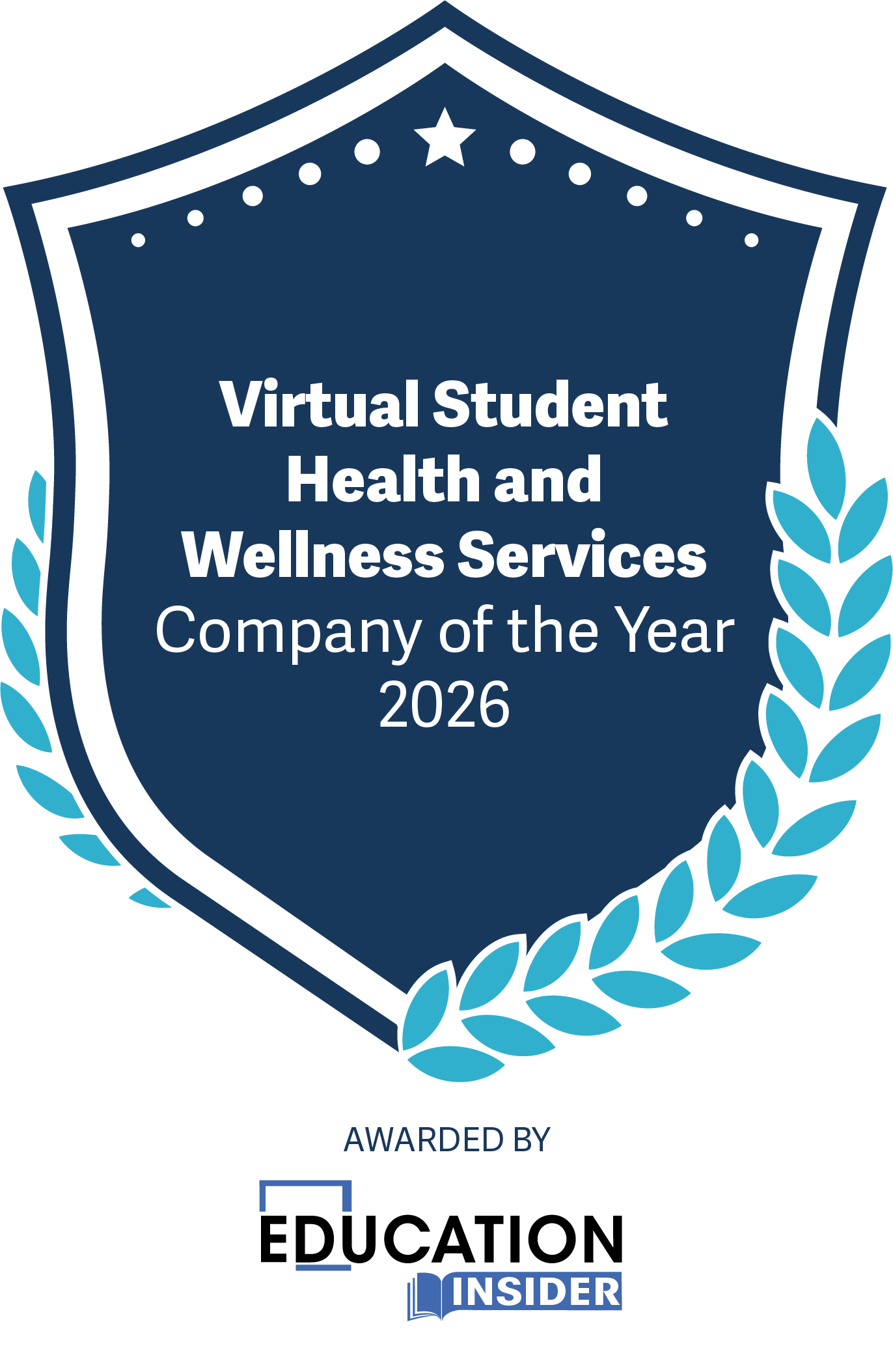 Virtual Student Health and Wellness Services Company of the Year 2026 by Education Insider.