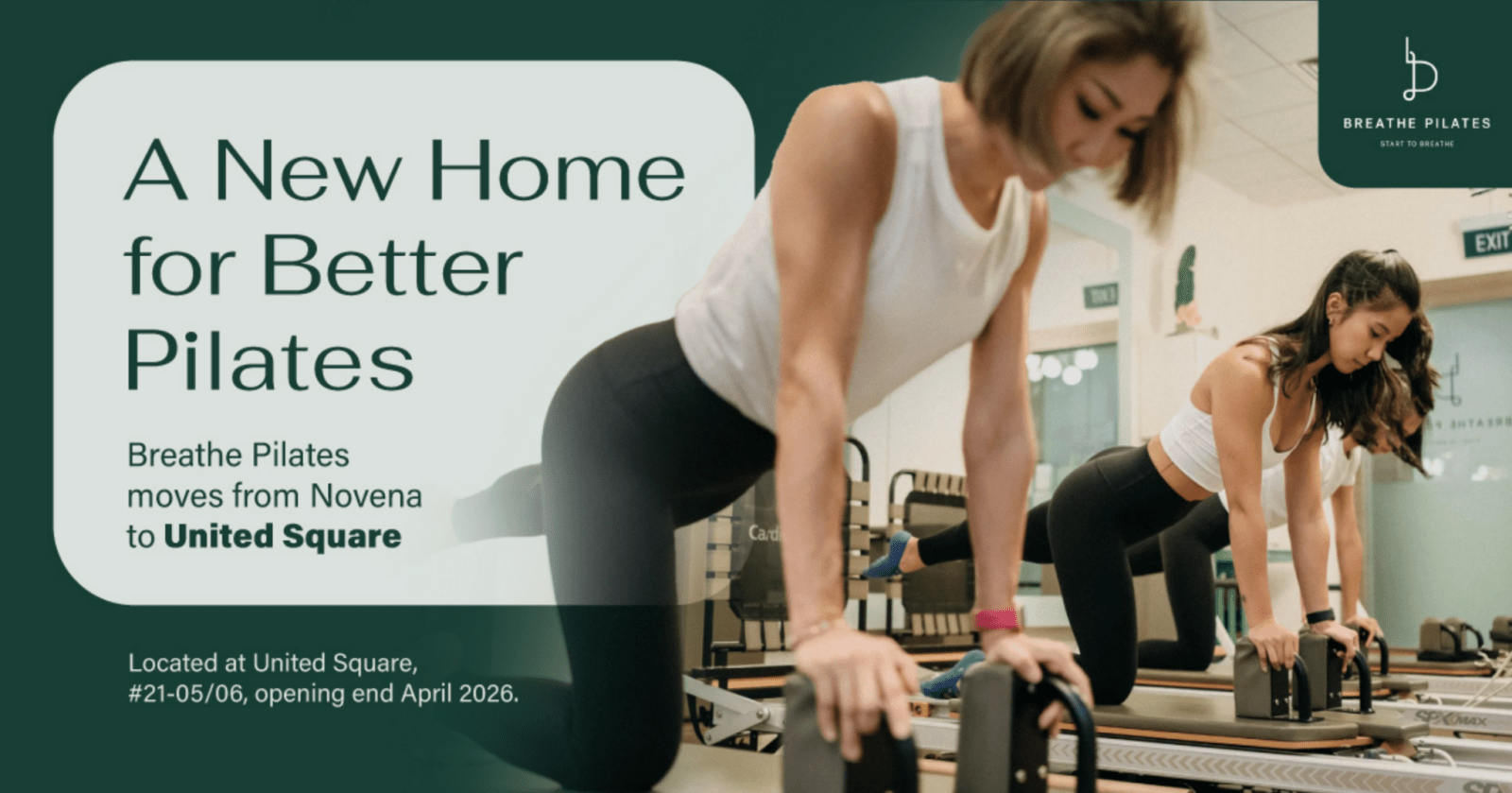 Breathe Pilates United Square Flagship Outlet