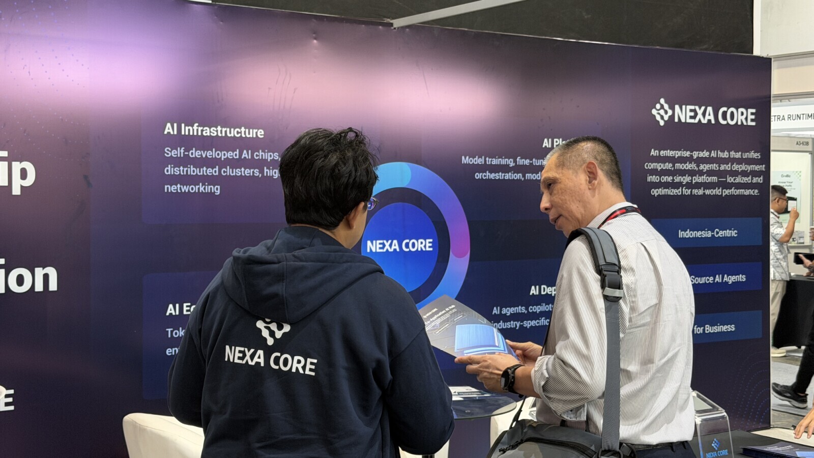 NEXA CORE booth at INTI 2026