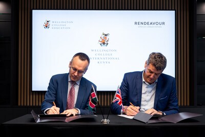 L-R: James Dahl, 15th Master of Wellington College, and Stephen Jennings, CEO and Founder of Rendeavour, owner and developer of Tatu City, during the official announcement of Wellington College International Kenya, a global British school that will open in Tatu City, Kenya, in September 2028. L-R: James Dahl, 15th Master of Wellington College, and Stephen Jennings, CEO and Founder of Rendeavour, owner and developer of Tatu City, during the official announcement of Wellington College International Kenya, a global British school that will open in Tatu City, Kenya, in September 2028.
