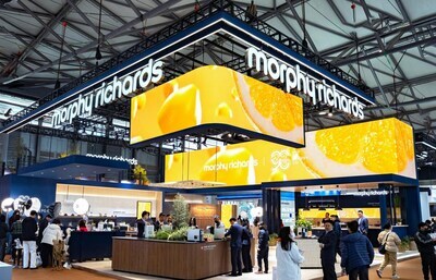 "Time Forged, Vision Forward": Morphy Richards at AWE 2026 (PRNewsfoto/Morphy Richards)