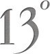 13 Degrees