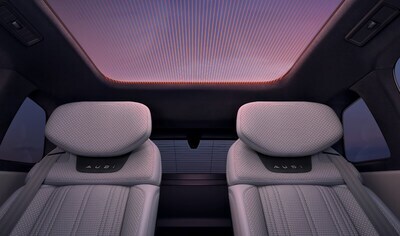 AUDI E7X Debuts with Ambilight EC Smart Dimming Panoramic Roof (PRNewsfoto/Ambilight)