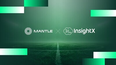 Mantle Launches First AI-Native Prediction Market with InsightX Ahead of the 2026 World Cup (PRNewsfoto/Mantle) Mantle Launches First AI-Native Prediction Market with InsightX Ahead of the 2026 World Cup (PRNewsfoto/Mantle)