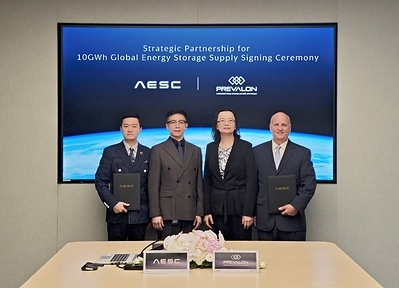 AESC and Prevalon Energy Sign 10+ GWh Strategic Supply Agreement to Support Global Energy Storage Growth AESC and Prevalon Energy Sign 10+ GWh Strategic Supply Agreement to Support Global Energy Storage Growth