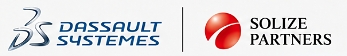 SOLIZE PARTNERS and Dassault Systèmes Logo SOLIZE PARTNERS and Dassault Systèmes Logo