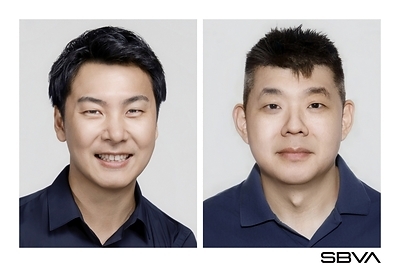 From left, SBVA Venture Partners Kaz Yoshimaru and Chris Lee