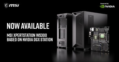 MSI XpertStation WS300 Based on NVIDIA DGX Station Now Available