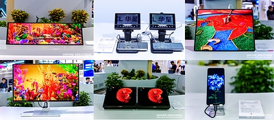 OLED products showcased at DIC EXPO 2026
