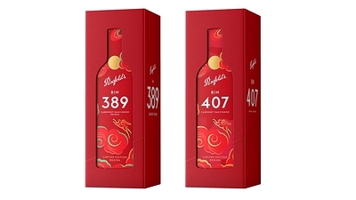 Bin 389 Cabernet Sauvignon Shiraz and Bin 407 Cabernet Sauvignon Limited-Edition Design 