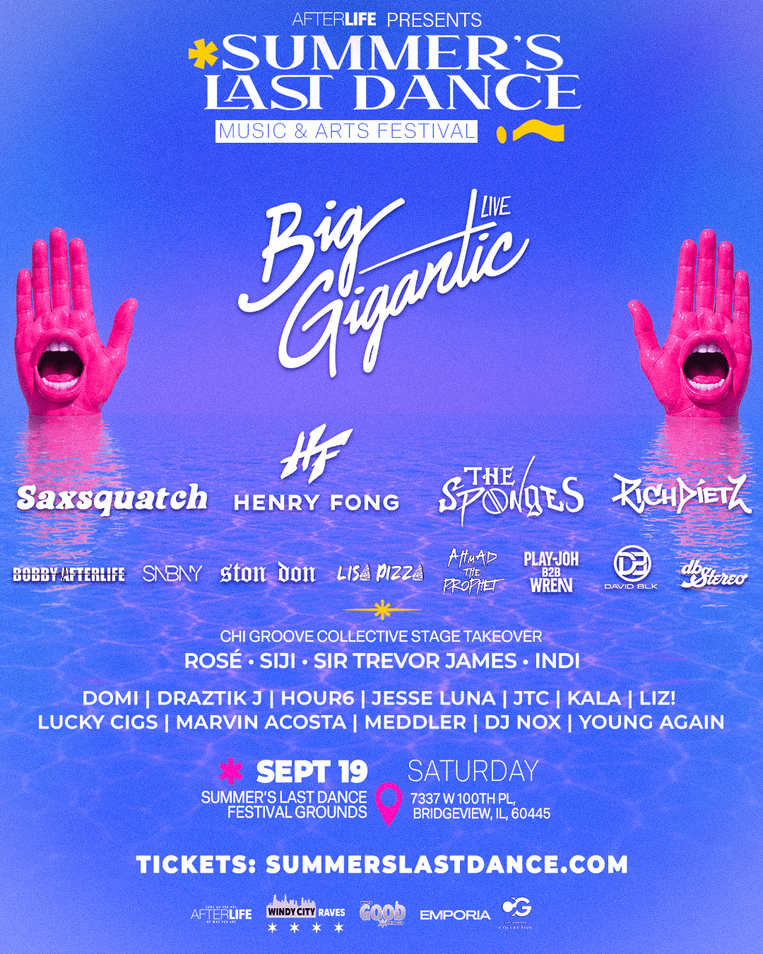 Summer’s Last Dance Music & Arts Festival Returns to Bridgeview on September 19