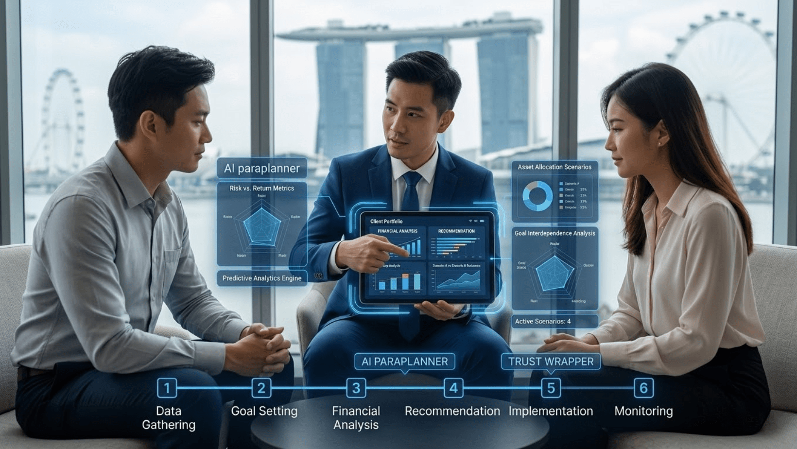 TrustPal’s "Human-in-the-Loop" architecture. The AI Paraplanner streamlines the advisory workflow, but mandatory advisor approval is required before any case submission.