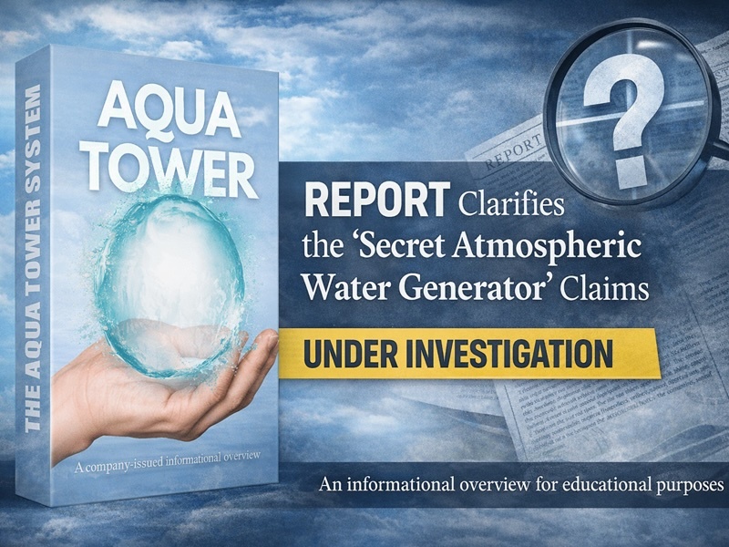 Aqua Tower Under Investigation The Secret Atmospheric Water Generator for Off-Grid DIY Survival and Emergency Preparedness