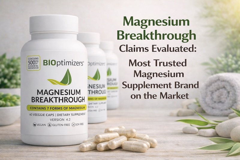 BiOptimizers Magnesium Breakthrough Claims Evaluated Most Trusted Magnesium Supplement Brand on the Market